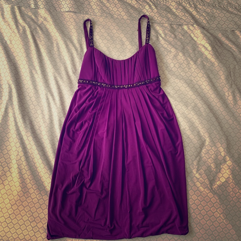 Mid-Thigh Length Bubble Hem Formal Dress